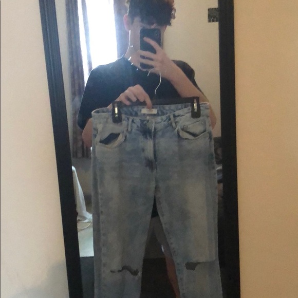 forever 21 acid wash mom jeans - Picture 3 of 3